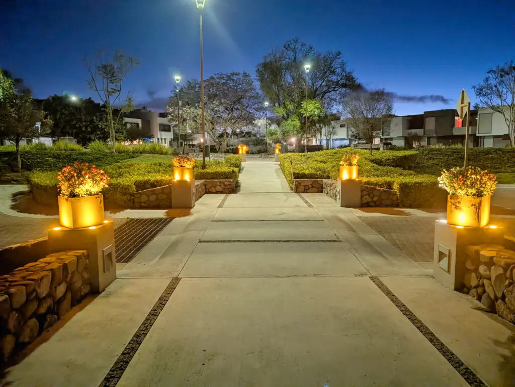 Caminar en el Fraccionamiento